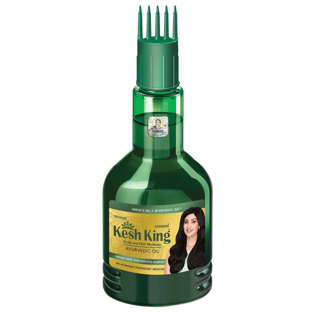 Kesh King Ayurvedic Anti Hairfall Hair Oil 300ml For Stronger Hair Growth And Scalp Nourishment – Herbal Oil For Dandruff And Dryness