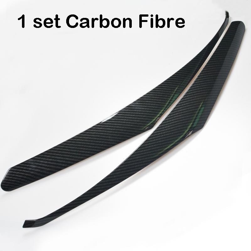 For Honda Accord 8th 2008 2009 2010 2012 2013 Carbon Fiber Car Headlight Eyebrow Cover Trim Head Lamp Eyelid Exterior Accessorie