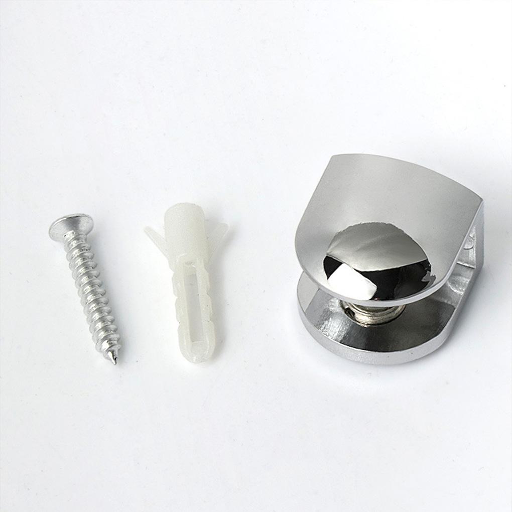 Glass Shelf Diecast Modern Simple Style Adjustable Nonslip Moistureproof Bathroom Cabinet Clamp Bracket Holder Hardware