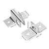 10pcs Thicken Locker Padlock Hasp Wardrobe Security Door Gate Bolt Latches Lock Bracket Hasp Furniture Door Bolts