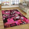Cartoon Monster High Draculaura Vampire Rug Carpet for Living Room Bedroom Home Decor,Non-slip Decoration for Sofa Doormat Gift