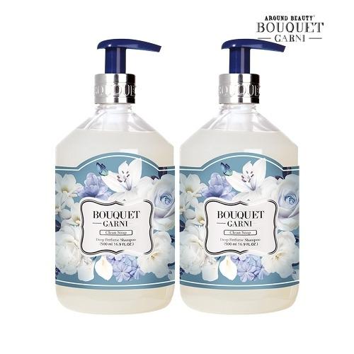 BOUQUET GARNI Deep Perfume Shampoo Clean Soap Scent 500ml x2_631507