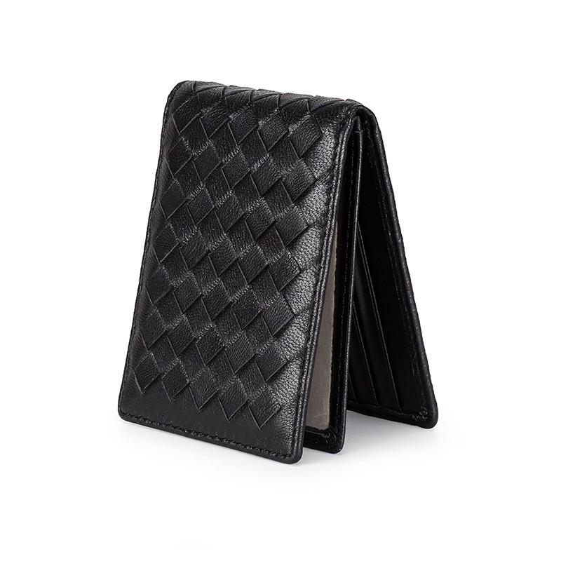 Inside Outside Full Leather Sheepskin Hand-woven Driving License Card Bag Female Case Integrated Two-in-one Men's