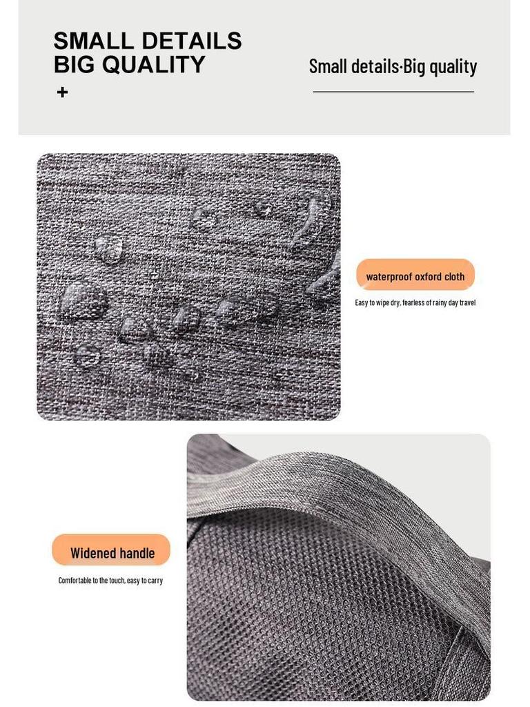 Waterproof Cationic Toiletry and Makeup Bag for Men and Women - Portable Wet/Dry Storage for Business Trips