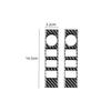2x Carbon Fiber Central Console Volume Switch Cover Trim For Toyota Tundra 14-18