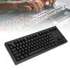 USB Wired Mechanical Keyboard 75 78 Key Layout 6 LCD Programmable Keys Red   RGB Backlit Hot Swap Keyboard for PC Gaming