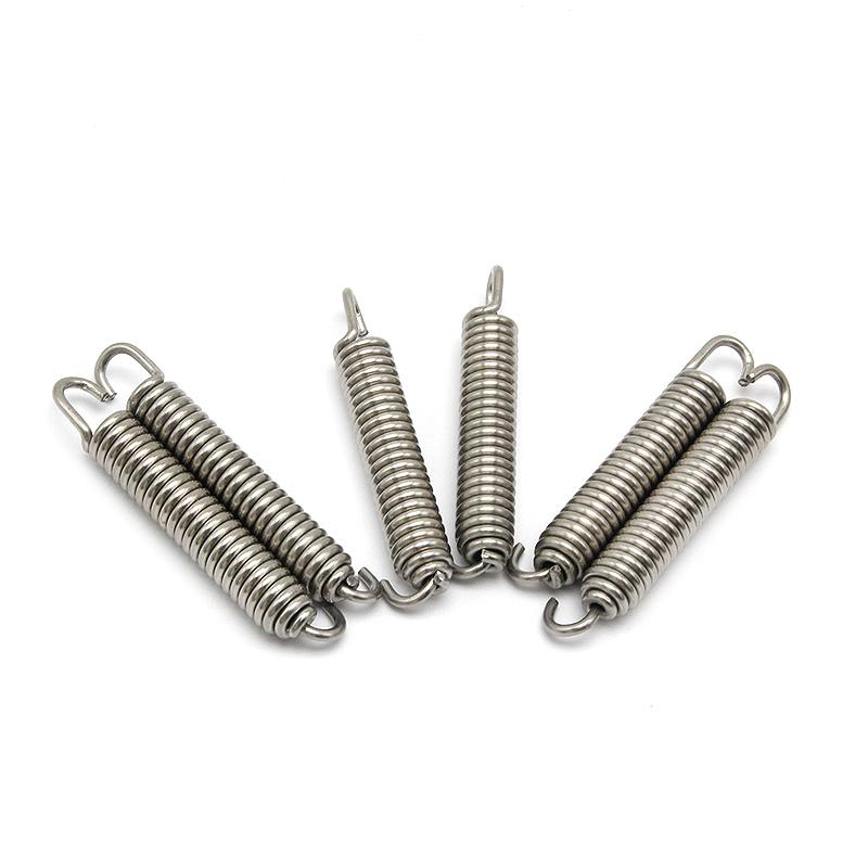 ZS Racing 2/6/10pcs Motorcycle Exhaust System Springs Fully Rotatable Stainless Steel Springs For Exhaust Middle Pipe