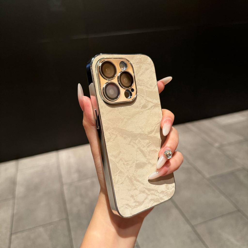 Electroplated water corrugated mobile phone case is suitable for Huawei MATE60 trend P70PRO lens film P70 sticker P60PRO
