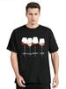 Fashion Trend Short Sleeve Ladies T Shirt Top Girl Wine Style Trend Printing Lady Travel Unisex Oneck Tshirt Graphic Tshirt