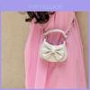 Portable Butterfly Bow Mini Purse For Girls With Waterresistant Pu Material For Daily Use