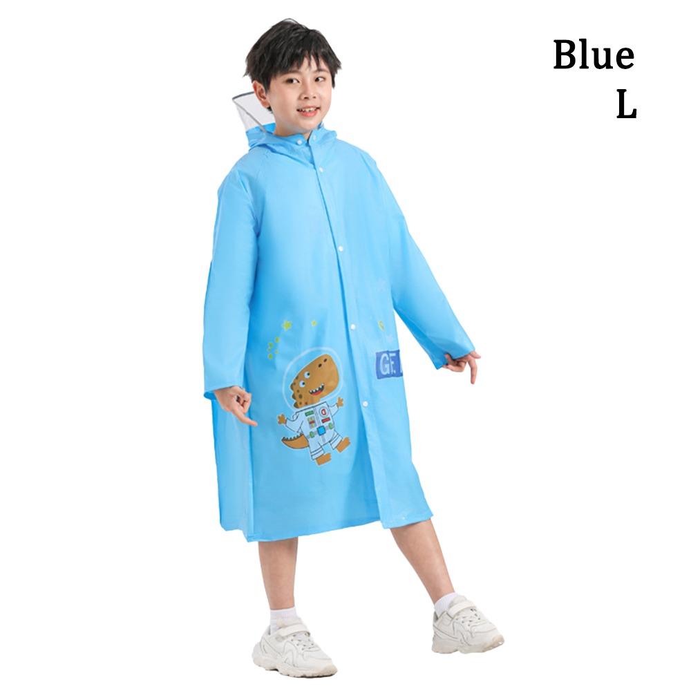 Long Style Rain Coat Cartoon One-Piece Raincoat High Quality Kids Raincoat  Boys And Girls