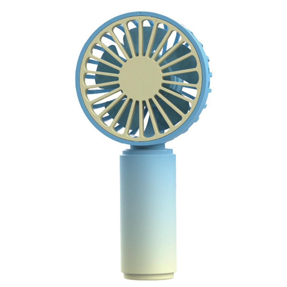 500mAh Cute Mini Fan Portable Pocket Handheld Fan USB Charging Rechargeable Colorful Gradient Cool Air Travel Cooler Cooling Fan