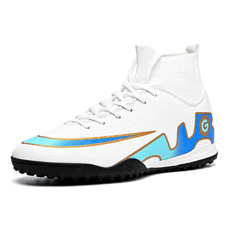 A pair of 2025 football shoes, women's broken nails, high-top training shoes, boys and teenagers, student competition, spike sneakers