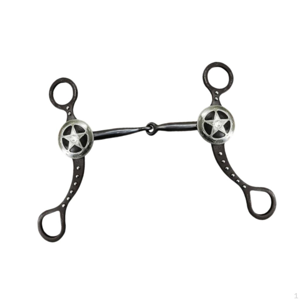 Horse Bit Stainless Steel Retro Sturdy for Accessory Professional Snaffle