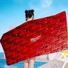 LOGO M-Milwaukees Mode Mikrofaser Decke Schnelltrocknend Strandtücher Übergröße Druck Super Saugfähig Pooltuch Decke