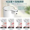 Gogorelax Automatic Soap Dispenser, 400ml Liquid Hand Soap, 4 Flow Settings, Waterproof, Wall-Mounted, No-Touch, Quiet, Rechargeable, Translucent Bott