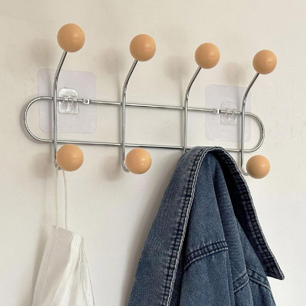 Metal Multi-functional Hook Wall-mounted Wall Hook Multi-purpose Key Storage Hook  Entryway