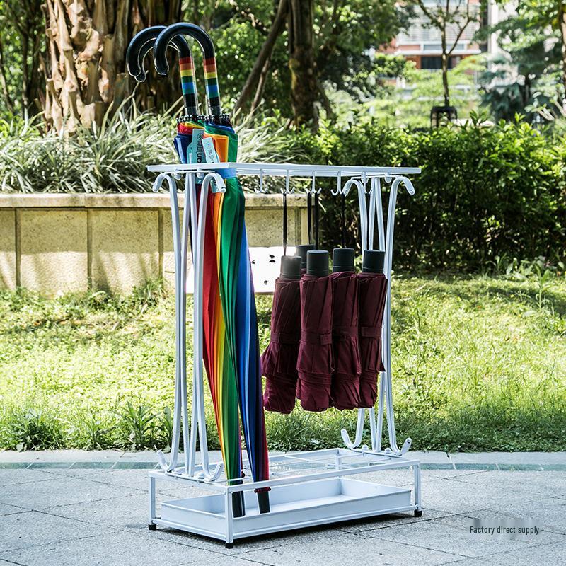 Large Capacity Umbrella Storage Rack for Hotel and Household Entrances
