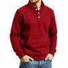 Men's Streetwear Loose Fit Sweatshirt with Stand Collar and Pocket