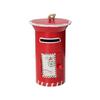 Christmas Tree Hang Festive Holiday Decor Charming Ornaments Metal Material Perfect Size Realistic Design Charming Mailbox Decor