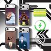 R-Rene M-Magritte Art Phone Case For iPhone17,16,15,14,13,12,11 Plus,Pro Max Magnetic For Magsafe Wireless Charging