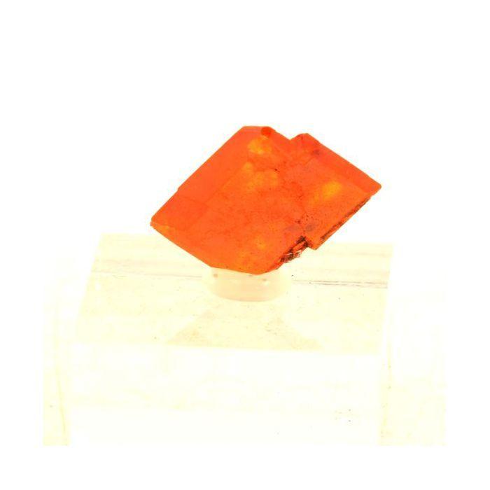 Pierres et Minéraux. Wulfenite. 28.42 ct. Red Cloud Mine, La Paz Co., Arizona, USA.