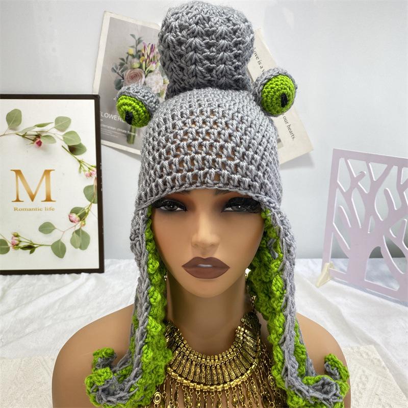 Cross-Border Adult Party Prank Crochet Octopus Hat