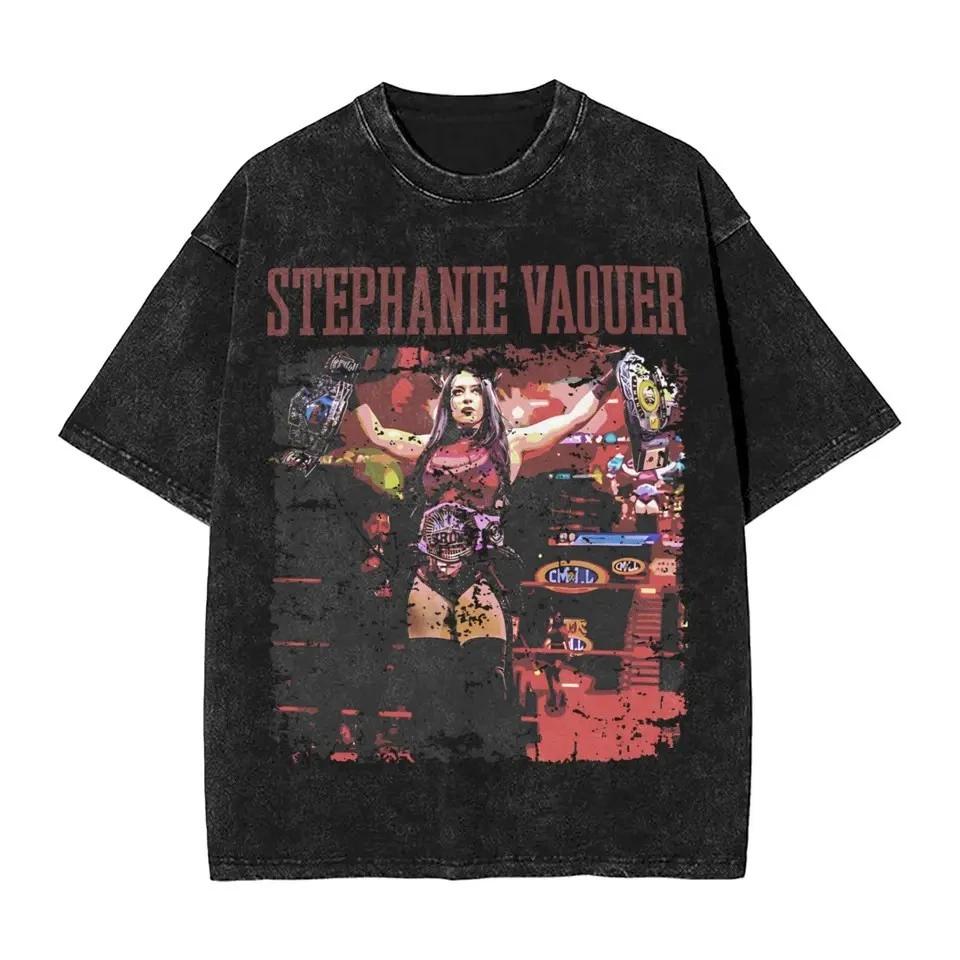 Stephanie Vaquer Wrestling Wrestler Cotton T-Shirt Unisex Cotton Tee S