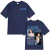 2026 Summer Singer Zahide Merch Album Graphic T-shirt Men's Fashion Hip-hop Retro Cotton Short-sleeved Loose Casual Shirt Y2k