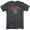 26 Jaws Cracked Jaw T Shirt Licensed Shark Movie Retro Tee Classic New Charcoal Unisex T-Shirt