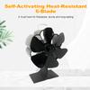 6 Blades Heat Powered Stove Fan Silent Fireplace Fan Quickly Warm Air Stove Fan NonElectric