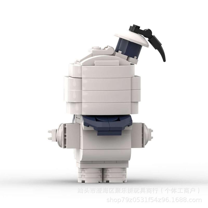 Compatible Puzzle Puzzle Building Block Ghostbusters Square Head Boy Series Model Toy Gift Set