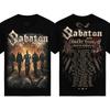 New Hot Sabaton Official Graphic Tops Women Men Oversized Y2k Tshirt Heavy Metal Band Short Sleeve Female Male High Quality Tees