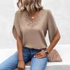 Travel New Women'S Retro Printed Shirt Casual Spring And Summer Breathable Cool Sexy Daily Date Short Sleeved T-Shirt Top