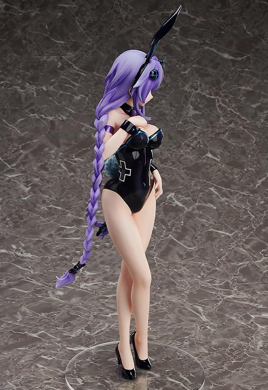 Hyperdimension Neptunia Purple Heart Bare Leg Bunny Ver. 1/4 Scale Plastic Painted Complete Figure