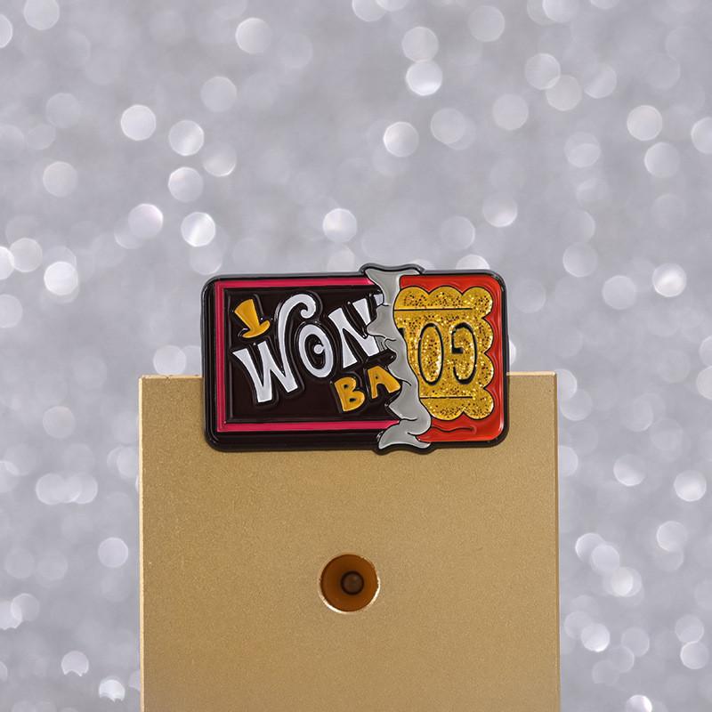 Eyecatching Geometric Letter Brooch Decorative Alloy Pin Minimalist Accessory Everyone For