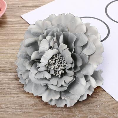 Blumen-Pfingstrosen-Haarspangen für Hochzeit, Braut, Brautjungfer, Abschlussball, Festival, Haarnadel-Brosche