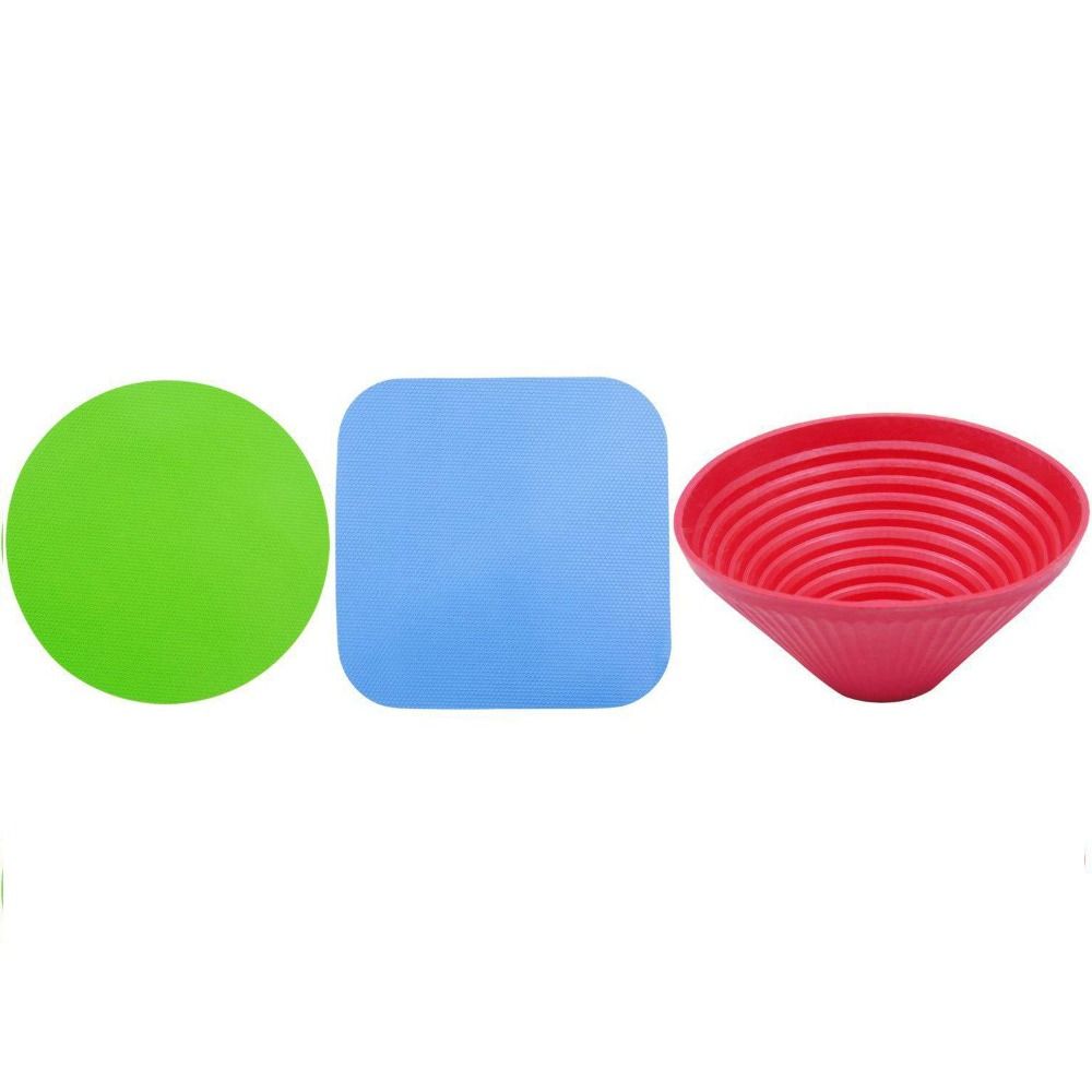 3pcs Anti-Skid Jar Opener Rubber Bottle Grip Pad Creative Jar Gripper Pad  Kitchen