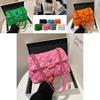 Trendy Quilted White Pu Handbag Stylish Shoulder Bag For Women Versatile Fashionable Use