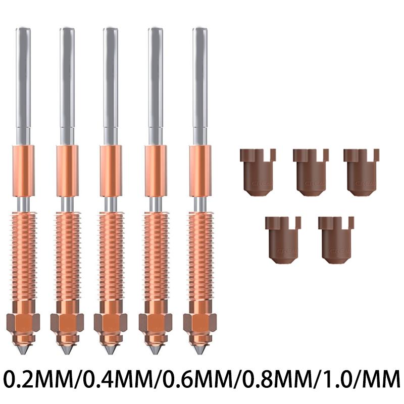 Creality K1C Unicorn Quick-Swap Nozzle Kit Integrated Chromium Zirconium for K1 K1 Max Ender 3 V3 V3 plus K1C K1SE 3D Printer