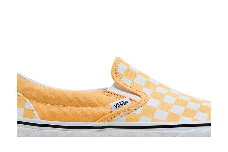 Men's Sneakers Vans Classic Slip-On 'Checkerboard - Flax'