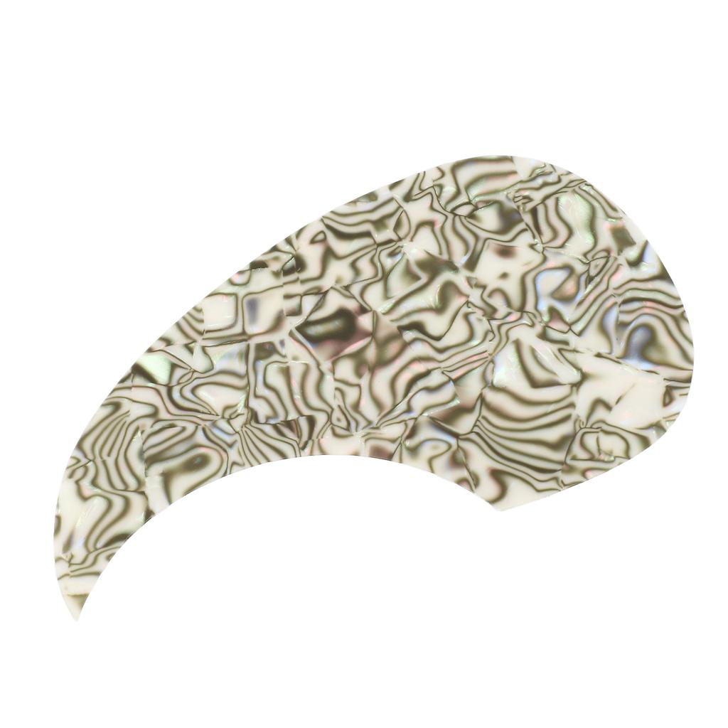 Guitar Pickguard Light Colored Shell Color Anti Scratch Decorative Acoustic Guitar Guard 128mm