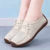 Women Flat Platform Loafers Genuine Leather Comfortable Wedge Moccasins Shoes Women Soft Beige Sneakers Zapatos De Mujer