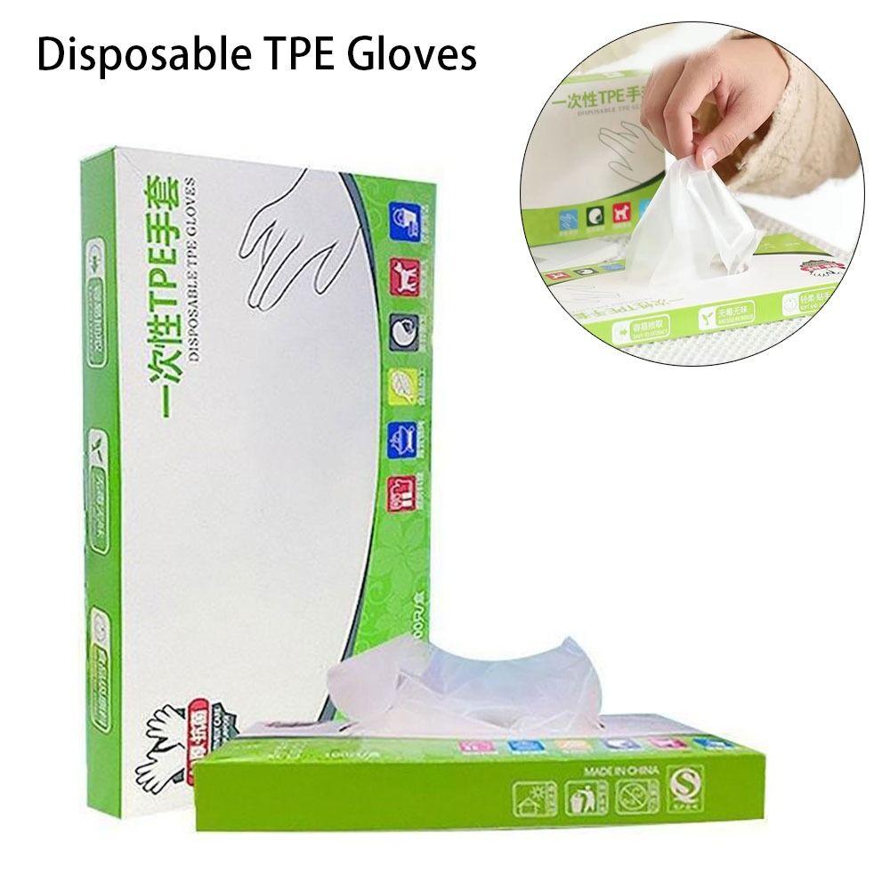100Pcs Food Grade Disposable Gloves Acid Work Safety Latex Free Gloves New Cleaning Gloves