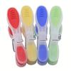 12pcs / Pack Soft Laundry Folder Small Drying Clip Plastic Clothespin Windproof Underwear Socks Drying Rack Clothespin