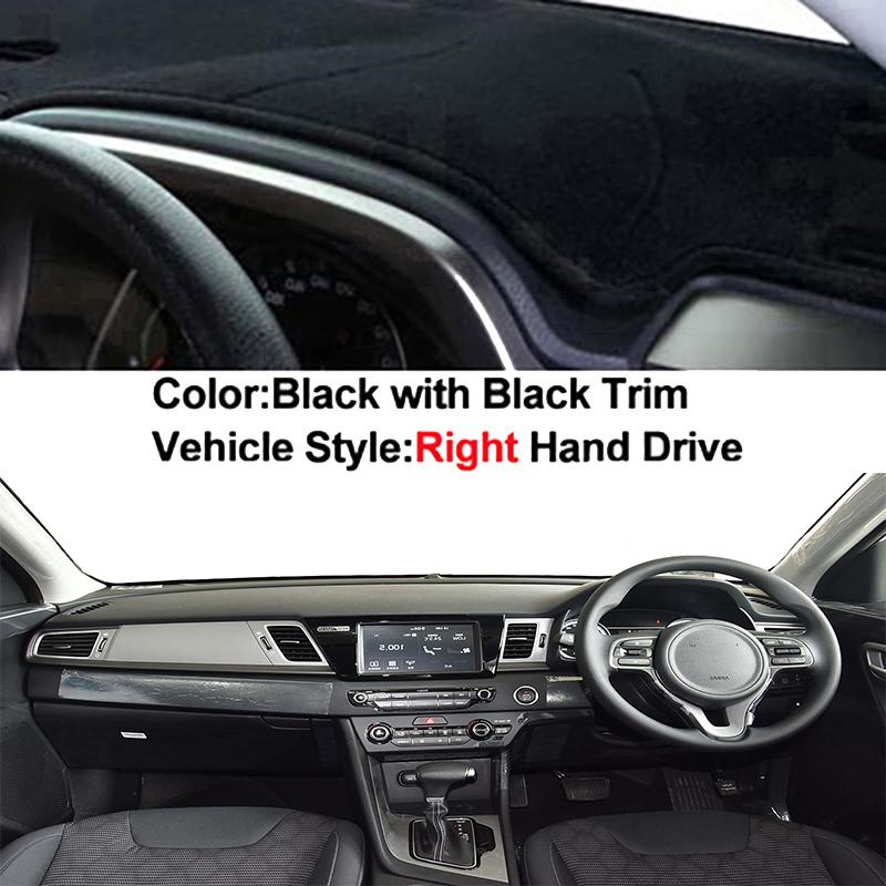 Car Dashboard Cover Dash Mat Carpet for Kia Niro DE Hybrid E-Niro I 2016 2017 2018 2019 2020 2026 Anti-UV Sunshade Cushion