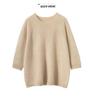 Cashmere Knit Five-Sleeve Women's Round Neck Short Sleeve Vest