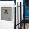 Metal Locking Mailbox Wall Mounted Hanging Mailbox Lockable Outdoor Mail Box for House Front Door External Lock Mailbox Box