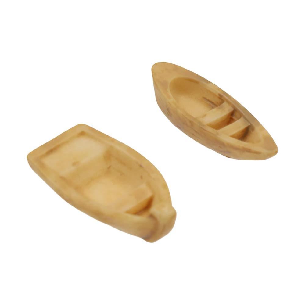 Micro Landscape Micro Landscape Boat Resin Bonsai Ornaments Pot Decoration