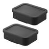 Yamazaki Standing Frozen Rice Container L 2-Pack Black Tower 10635 L (260g)